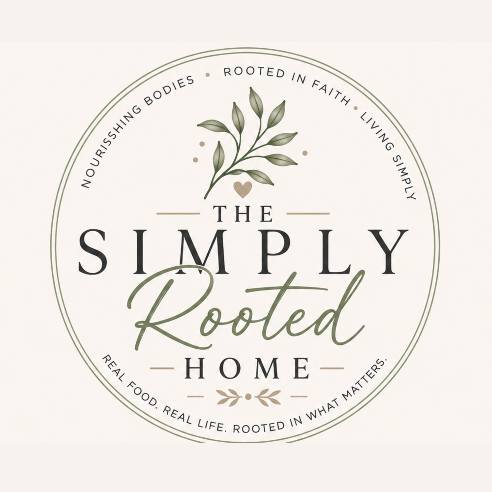 The Simply Rooted Home Logo